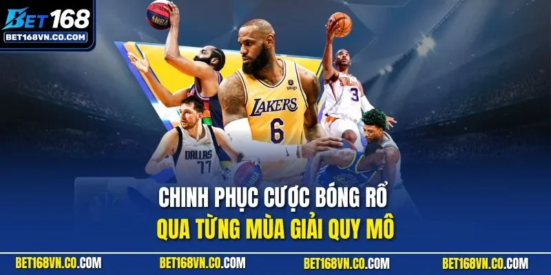 Chinh phục cược bóng rổ qua từng mùa giải quy mô